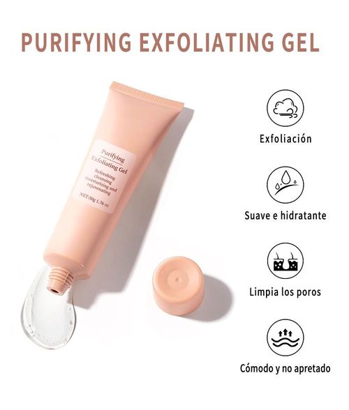 *2pcs Cherry Blossom Exfoliating Gel, Suitable for Adults of All Genders, Low Sensitivity Facial Cleanser, Contains Glycerin, Suitable for All Skin Types, Oil-Free And Non-Comedogenic | Gentle Cleansing | Suitable for Both Men And Women