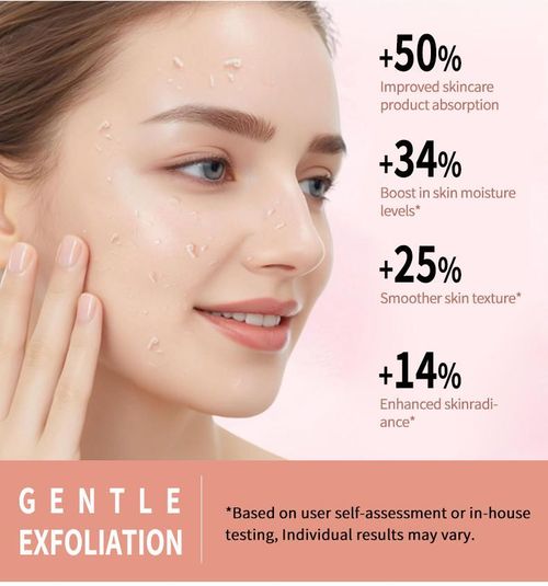 *2pcs Cherry Blossom Exfoliating Gel, Suitable for Adults of All Genders, Low Sensitivity Facial Cleanser, Contains Glycerin, Suitable for All Skin Types, Oil-Free And Non-Comedogenic | Gentle Cleansing | Suitable for Both Men And Women