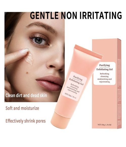 *2pcs Cherry Blossom Exfoliating Gel, Suitable for Adults of All Genders, Low Sensitivity Facial Cleanser, Contains Glycerin, Suitable for All Skin Types, Oil-Free And Non-Comedogenic | Gentle Cleansing | Suitable for Both Men And Women