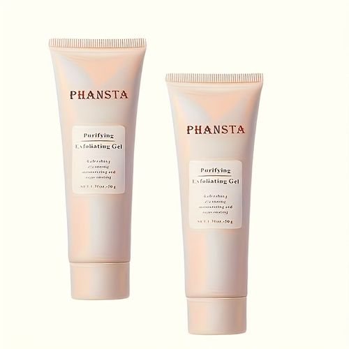 *2pcs Cherry Blossom Exfoliating Gel, Suitable for Adults of All Genders, Low Sensitivity Facial Cleanser, Contains Glycerin, Suitable for All Skin Types, Oil-Free And Non-Comedogenic | Gentle Cleansing | Suitable for Both Men And Women