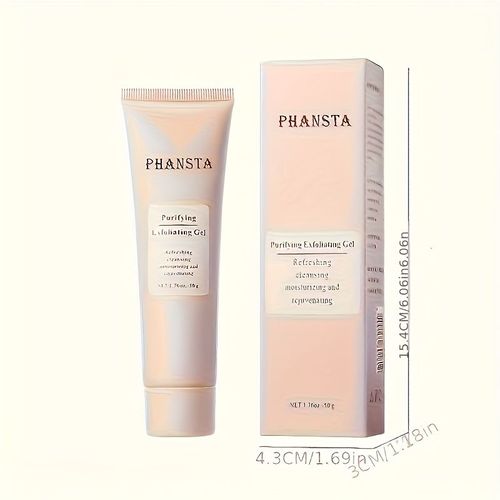 *2pcs Cherry Blossom Exfoliating Gel, Suitable for Adults of All Genders, Low Sensitivity Facial Cleanser, Contains Glycerin, Suitable for All Skin Types, Oil-Free And Non-Comedogenic | Gentle Cleansing | Suitable for Both Men And Women