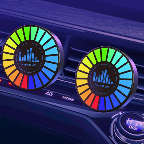 New Style RGB Music Sync Light with Dynamic Sound-Activated Lighting EffectsUSB-PoweredNo Batteries NeededParty Light Multi-Color