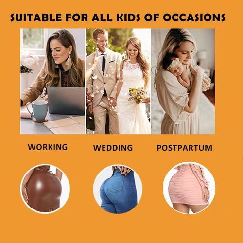 2-in-1 Tummy Control Butt Lifter Booty Shapewear Cuff Tummy Trainer High Waist Body Shaper Plus Size S to 6XL