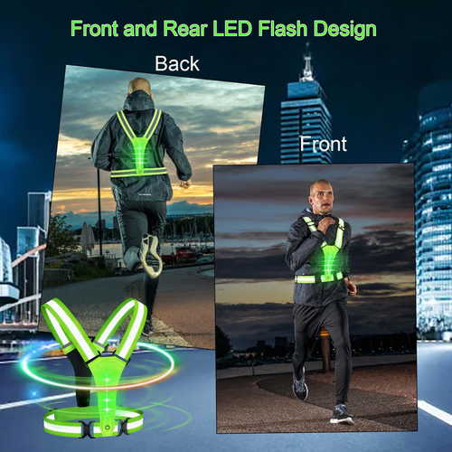 （buy-one-get-one-free）🍬50% limited-time discount🍬 ❤️ LED Reflective Vest Running Gear❤️💓