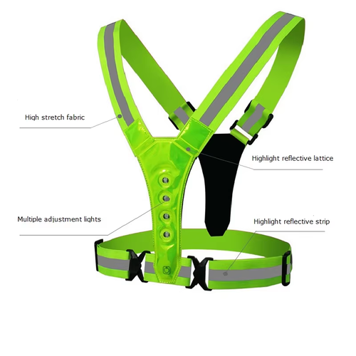 （buy-one-get-one-free）🍬50% limited-time discount🍬 ❤️ LED Reflective Vest Running Gear❤️💓