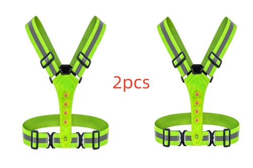 （buy-one-get-one-free）🍬50% limited-time discount🍬 ❤️ LED Reflective Vest Running Gear❤️💓