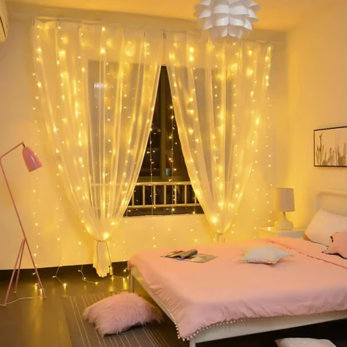 (Buy one get two free)LED Decorative Rainbow curtain lights