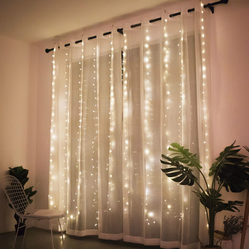 (Buy one get two free)LED Decorative Rainbow curtain lights