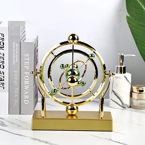Pendulum with perpetual motion in the celestial orbit – Creative rotating decoration for the home