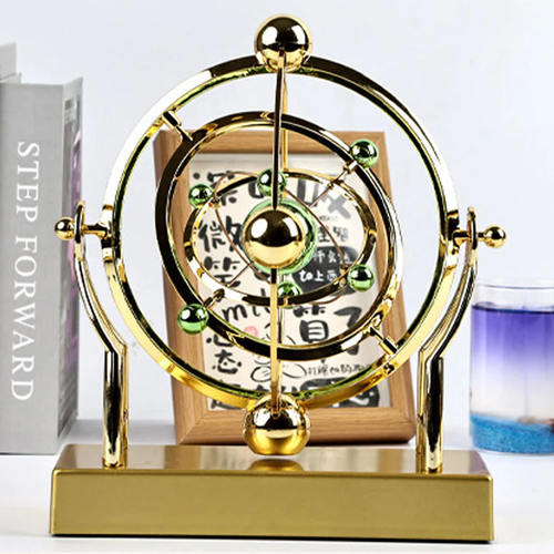 Pendulum with perpetual motion in the celestial orbit – Creative rotating decoration for the home
