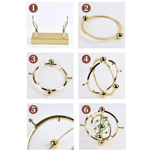 Pendulum with perpetual motion in the celestial orbit – Creative rotating decoration for the home