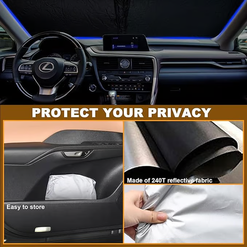 🔥Car Windshield Sun Shade Cover