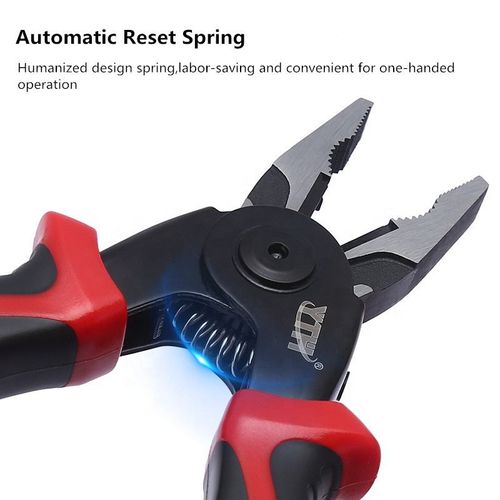 Interchangeable Multi-functional 5 in 1 Tool Kit Combination Pliers Stripping Cutting Pliers Cable Cutter Pliers Set