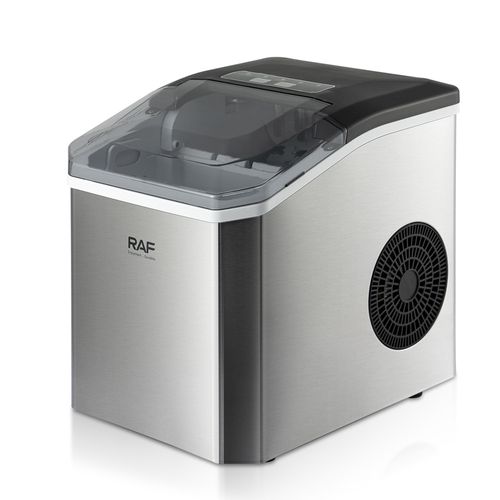 Compact home ice maker, automatic bullet-style ice maker, 24-hour ice maker with viewing window.