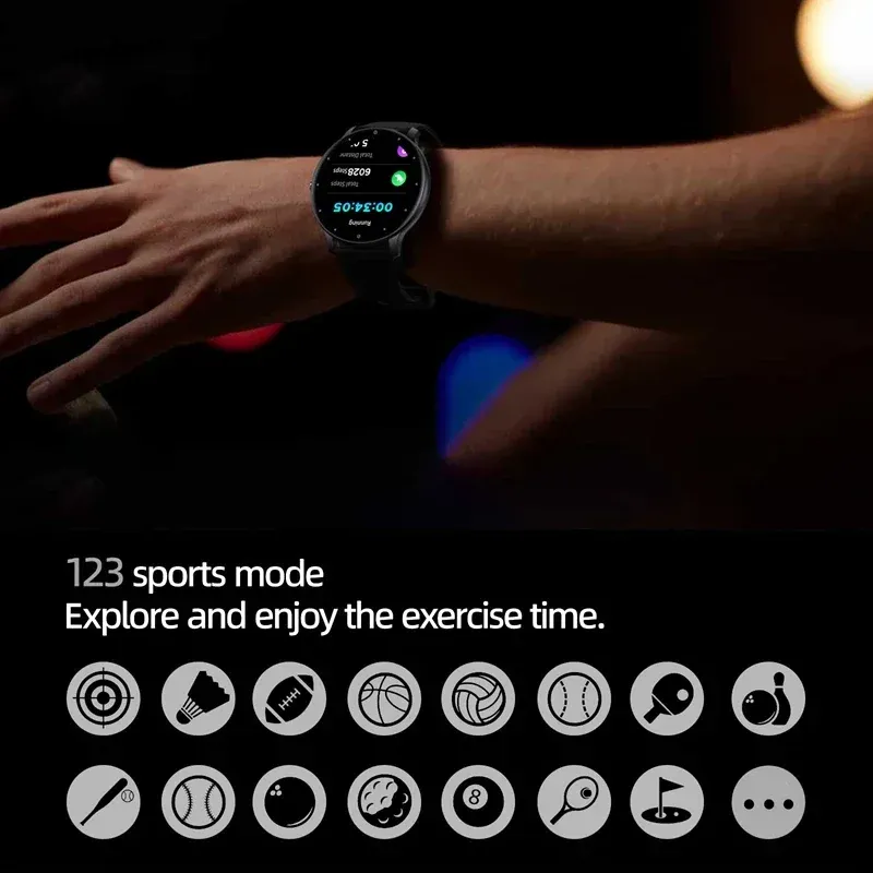 New Smart Watch Bluetooth Call Fitness Tracker Heart Rate Sleep Record Outdoor Sport Watch For Android IOS Men Women