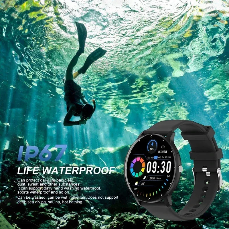 New Smart Watch Bluetooth Call Fitness Tracker Heart Rate Sleep Record Outdoor Sport Watch For Android IOS Men Women