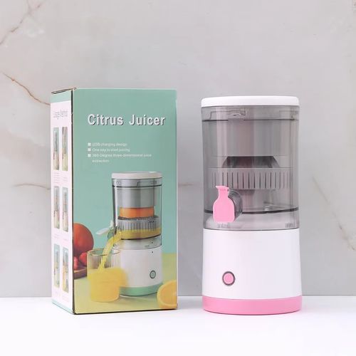Portable Electric Fruit Juicer Slow USB Power Source 500ml Plastic for Smoothie Juice for Car Household Outdoor Hotel Use