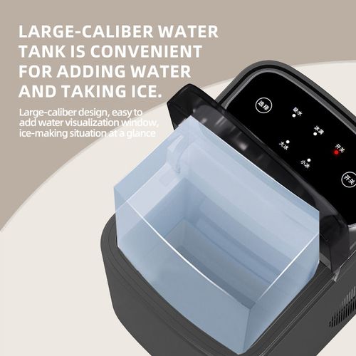Hot Selling New Commerical Household Automatic Countertop Portable Small Mini Ice Cube Maker Machine for Home Automatic Cleaning