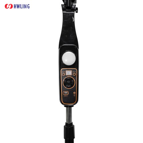 Brushless Motor HS-298F DC Solar Standing Fan With 22W Solar Panel Good Quality