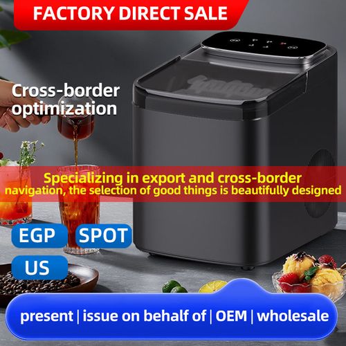 Hot Selling New Commerical Household Automatic Countertop Portable Small Mini Ice Cube Maker Machine for Home Automatic Cleaning