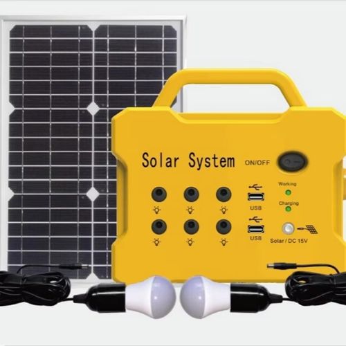 Portable 10W Solar Energy System Home Lighting Kits and Mini Solar Generators for Home Outdoor Use New Solar Charging System