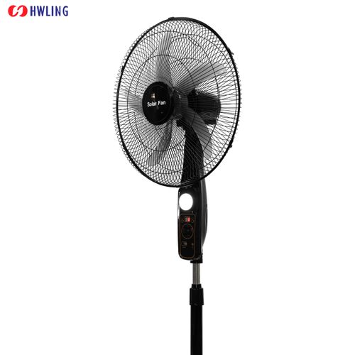 Brushless Motor HS-298F DC Solar Standing Fan With 22W Solar Panel Good Quality
