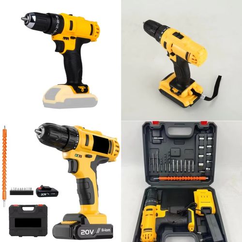 High-Power Keyless Cordless Electric Multifunctional Impact Hand Drill Battery Rechargeable OEM