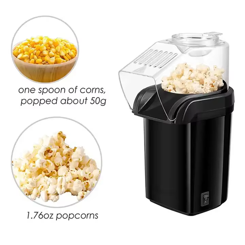 Maquina De Palomita 110v 220v 1200w Pop Corn Machine Electric Automatic Hot Air Mini Popcorn Maker