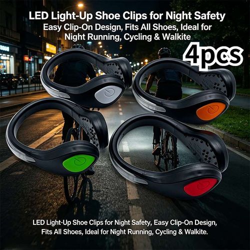 Glow-in-the-Dark Shoe Clips