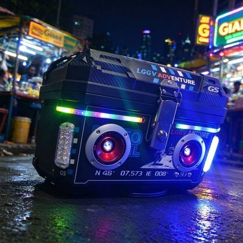 Motorcycle Bluetooth Speaker Storage Box