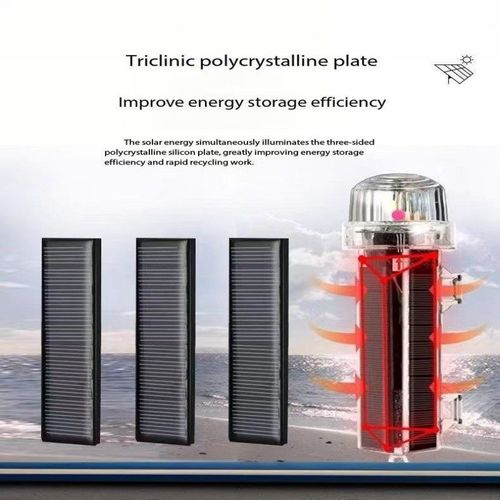 Solar-powered net marker lights