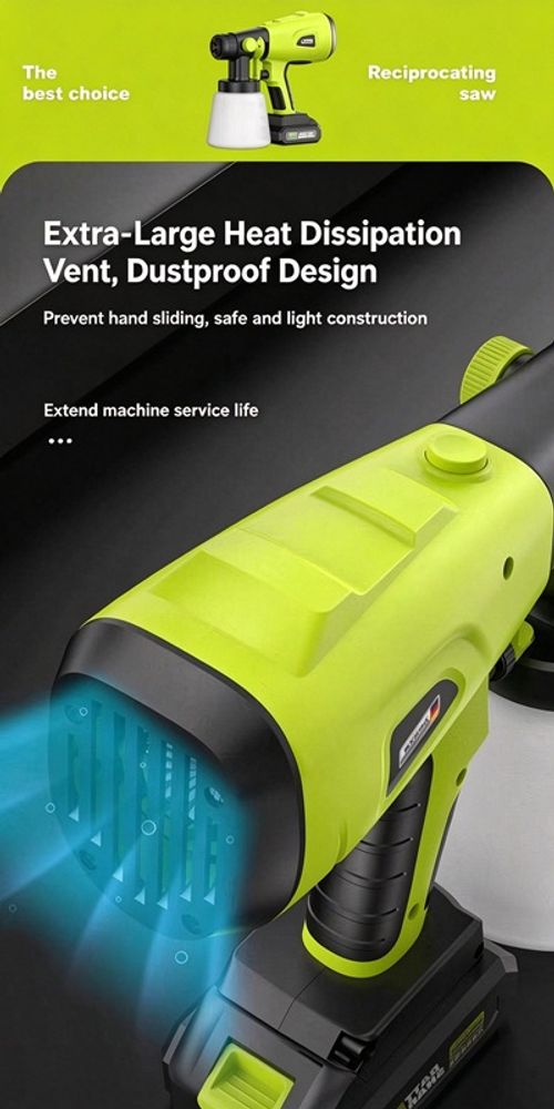 Electric paint spray gun