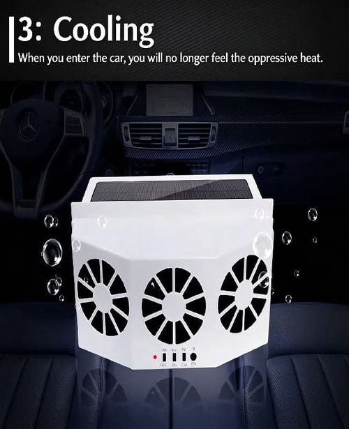Solar-Powered Car Cooler