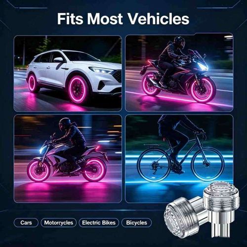 Wheel hub lights