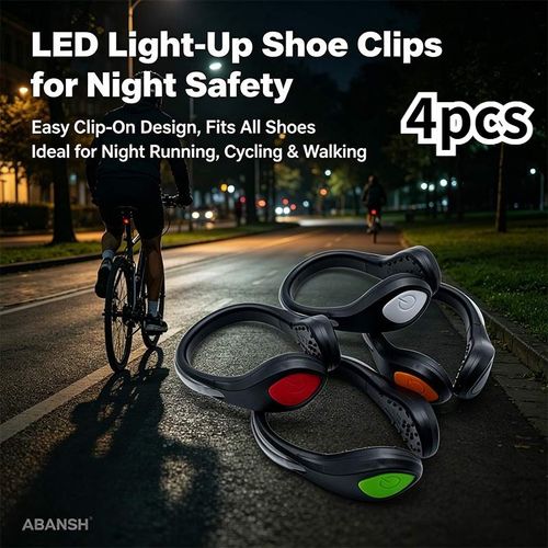 Glow-in-the-Dark Shoe Clips