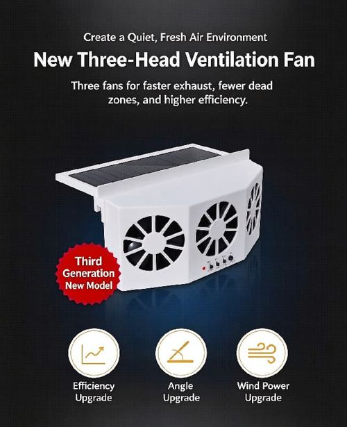 Solar-Powered Car Cooler