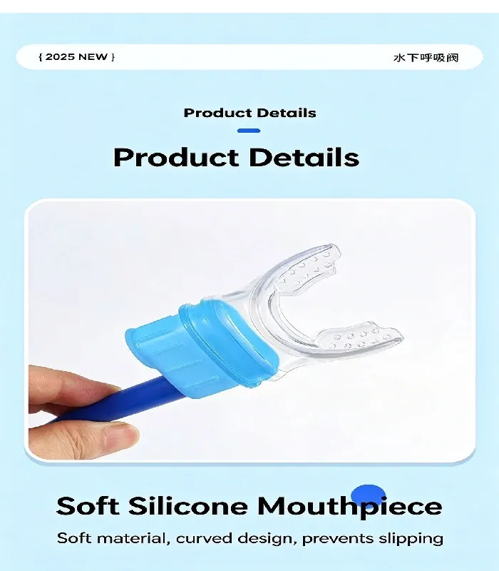 Underwater Breathing Tube with Float Disc