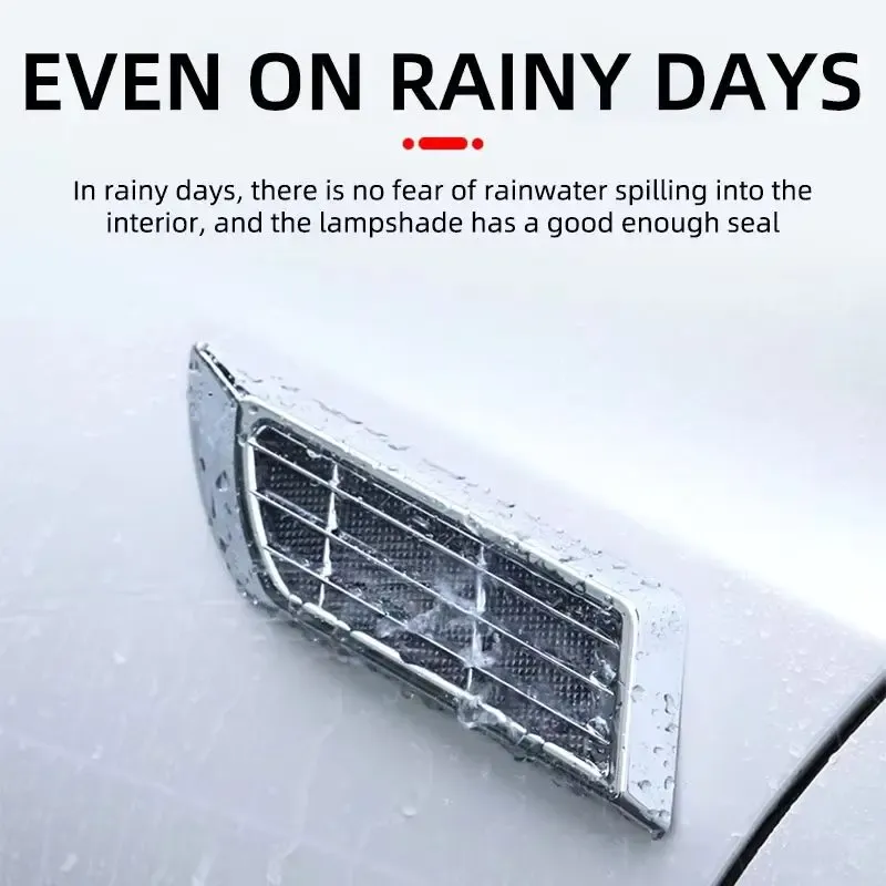 Solar-powered car air vents