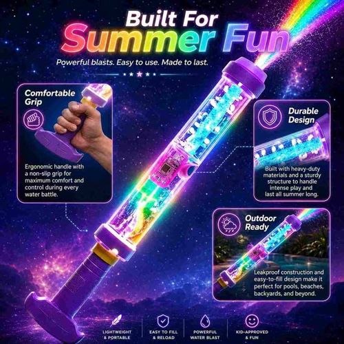 LED Rainbow Water Pistol