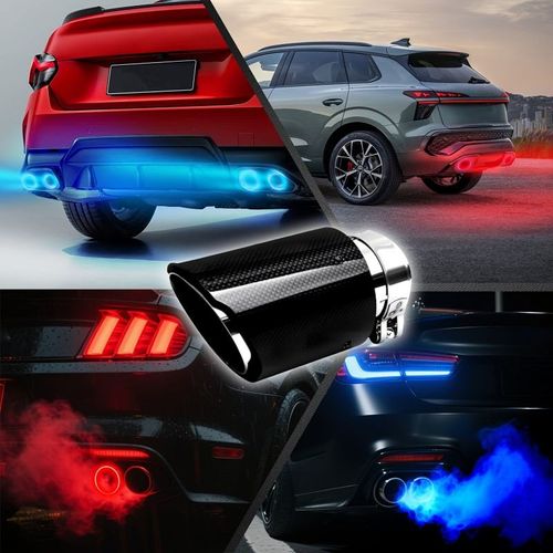 LED car exhaust cover