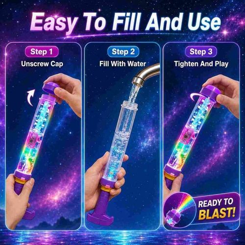 LED Rainbow Water Pistol