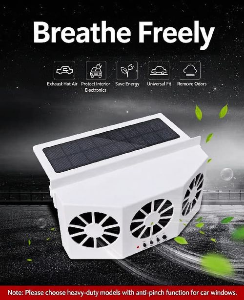 Solar-Powered Car Cooler