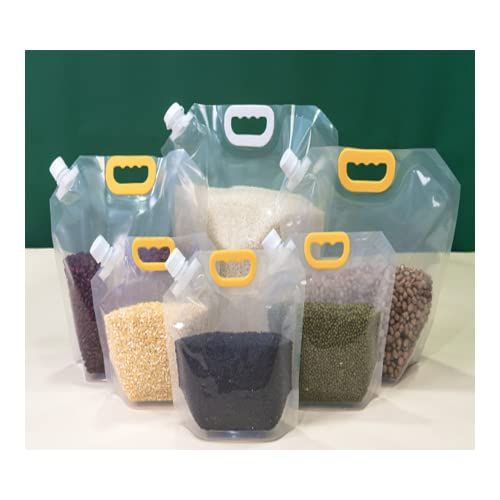 🔥Hot Seller🔥 COD！		Portable Storage Bags for Whole Grains and Legumes | Thickened Airtight Bags for Whole Grains | Handle-Style Grain Storage Bags | Food-Grade