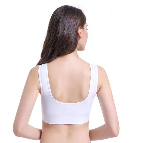🔥Hot Seller🔥 COD！Sports Bra: Plus Size, Cross-Back, Breathable, Backless, Padded, Openwork Mesh Running and Yoga Bra