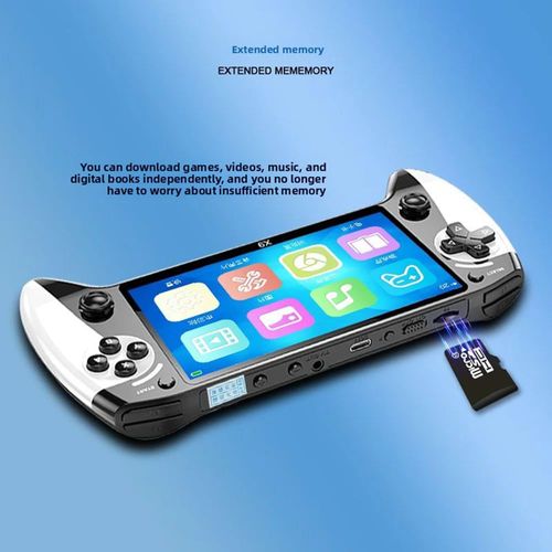 🔥Hot Seller🔥 COD！X9 Retro Handheld Game Console-Handheld Game Console with HD 5.5-inch IPS Screen Classic Video Games Supports TV Connection,10+ Emulators & 5-Hour Battery Life
