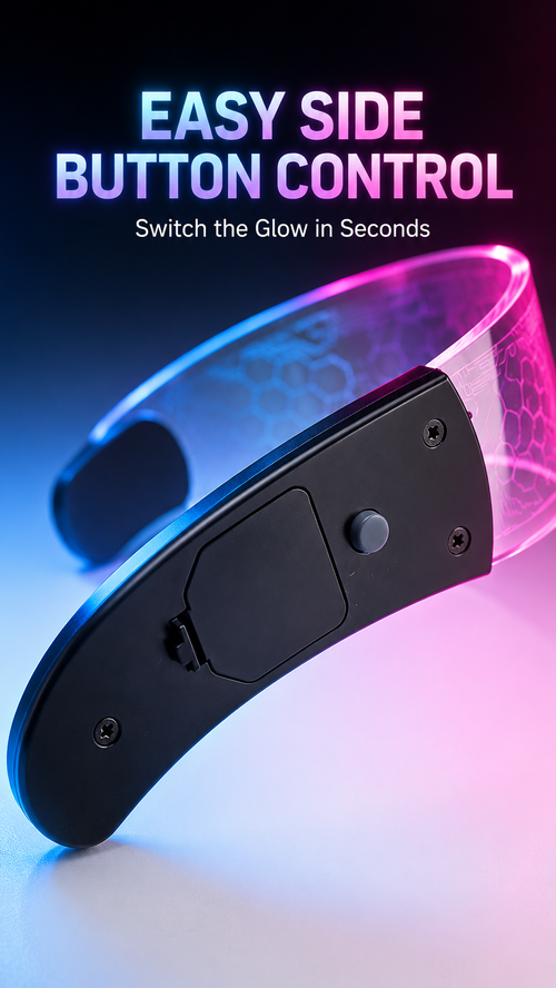 🔥Hot Seller🔥 COD！LED Color-Changing Tech Glasses for the Honeycomb Music Festival: Cross-Border Color-Changing Glasses, Cross-Border Customization, Trending Terms_-_Alibaba