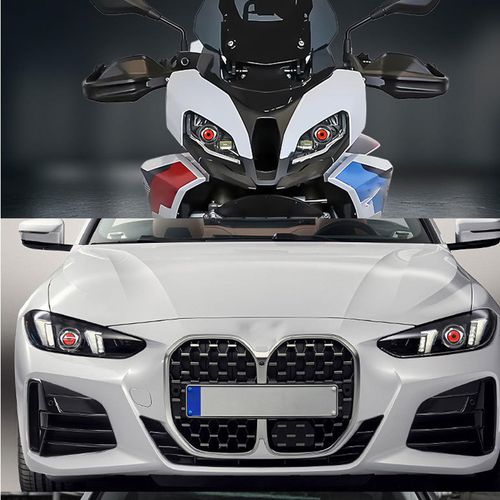 🔥Hot Seller🔥 COD！LED Devil is Eye Headlights Front mounted Original Car Non destructive Installation Dynamic Color Change Kenya Nairobi Headlights Upgraded and Modified Talking Headlights