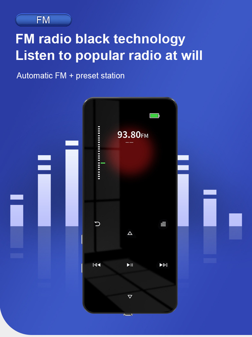 MP4 Music Player Bluetooth Touch Screen with Speaker（Cash on delivery is supported）