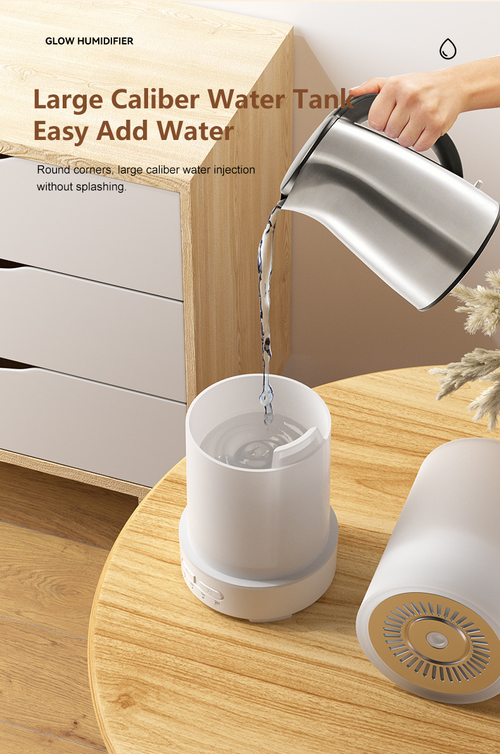 USB Humidifier Night Light Wood Grain Aroma Diffuser For Home Bedroom（Cash on delivery is supported）