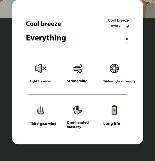 Portable Clip Fan For Neck And Waist（Cash on delivery is supported）